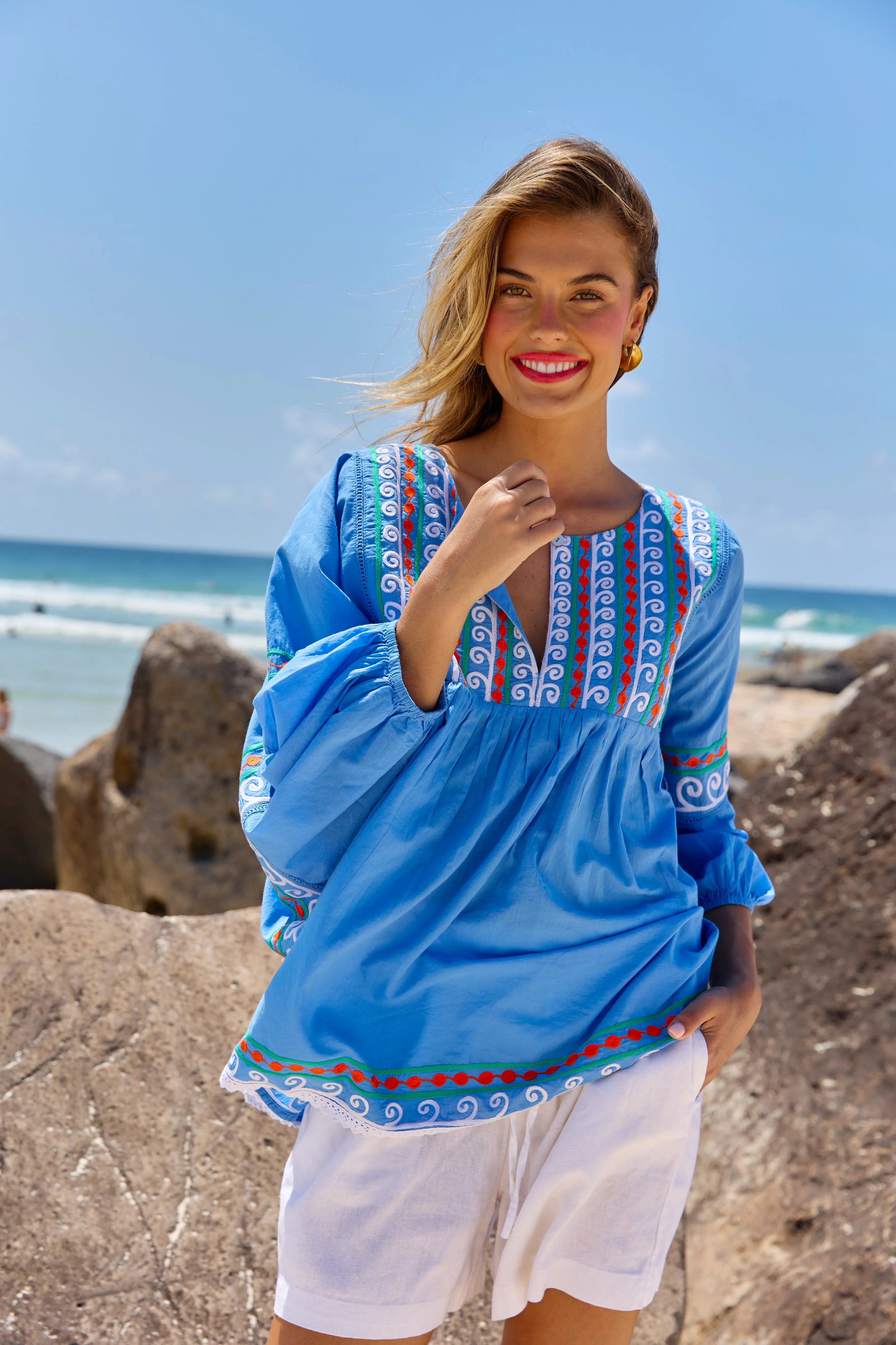Bahamas Top Aari Embroidery