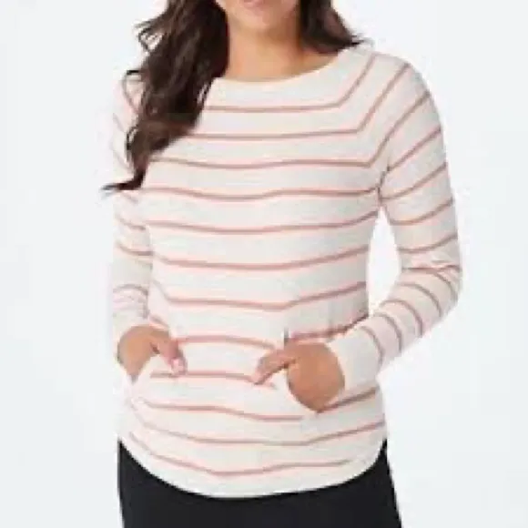 Barefoot Dreams CozyChic Ultra Lite Raglan Pullover Size 1X