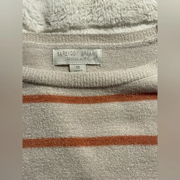Barefoot Dreams CozyChic Ultra Lite Raglan Pullover Size 1X