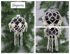 Beaded Glass Ornament - Imperia