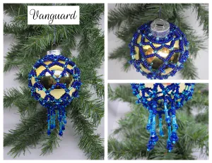 Beaded Glass Ornament - Vanguard
