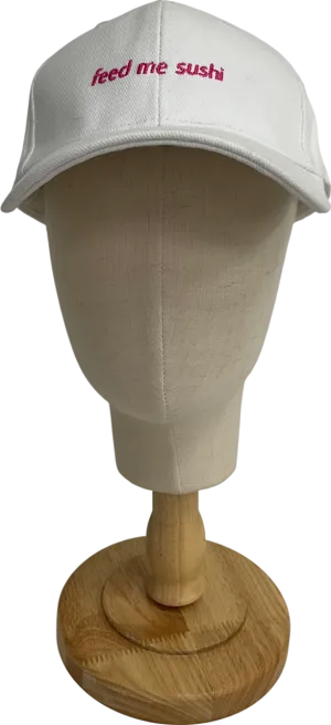 Beechfield White Feed Me Sushi Cap One Size