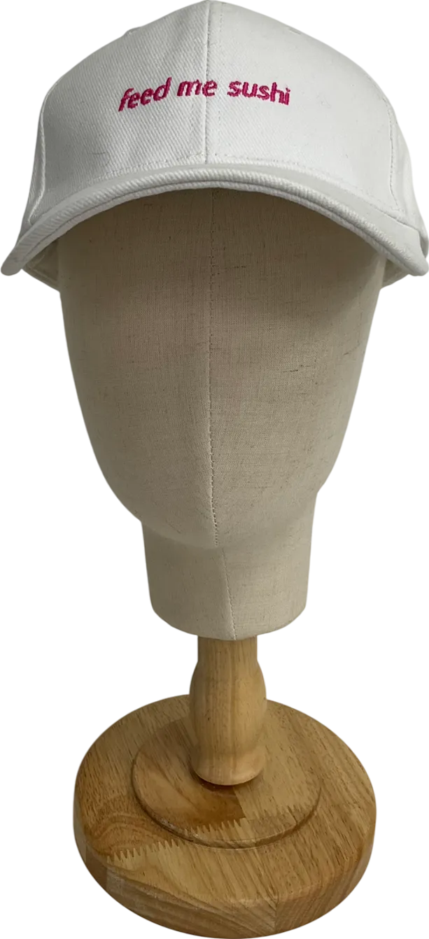 Beechfield White Feed Me Sushi Cap One Size