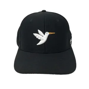 Birdie Threads Black Hat White Birdie