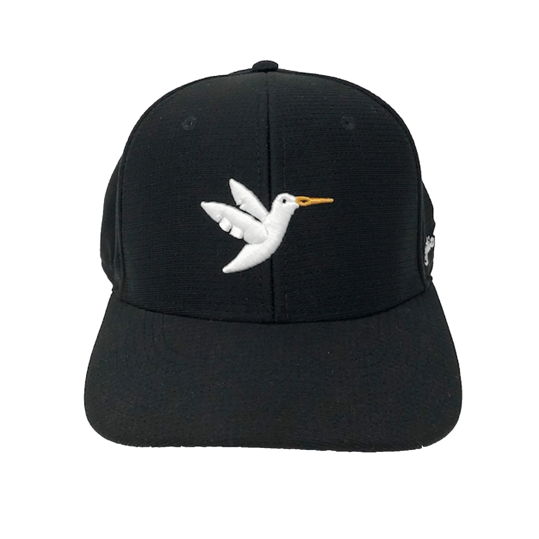 Birdie Threads Black Hat White Birdie