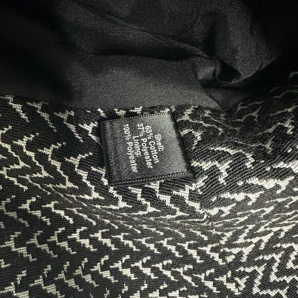BLACK Saks Fifth Avenue Geometric Print Jacket - Size 4