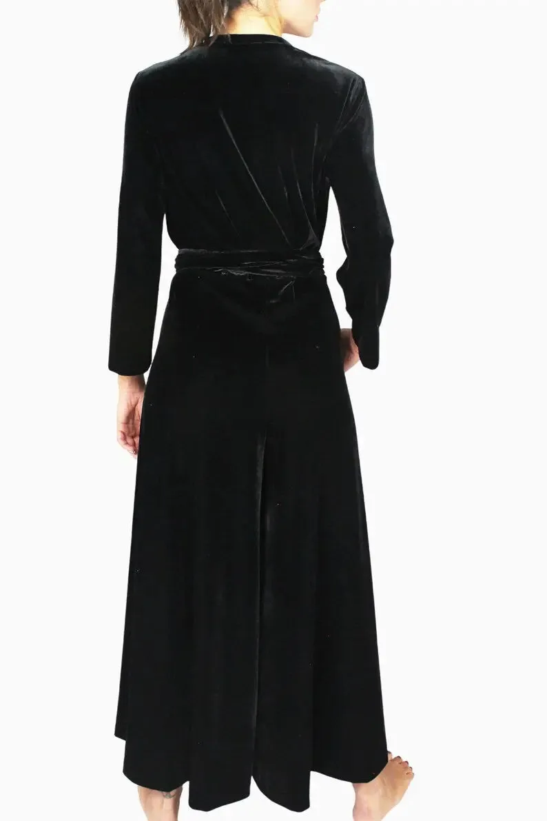 Black Velvet Jumpsuit