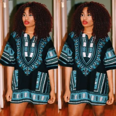 Black Waves Dashiki (UNISEX)