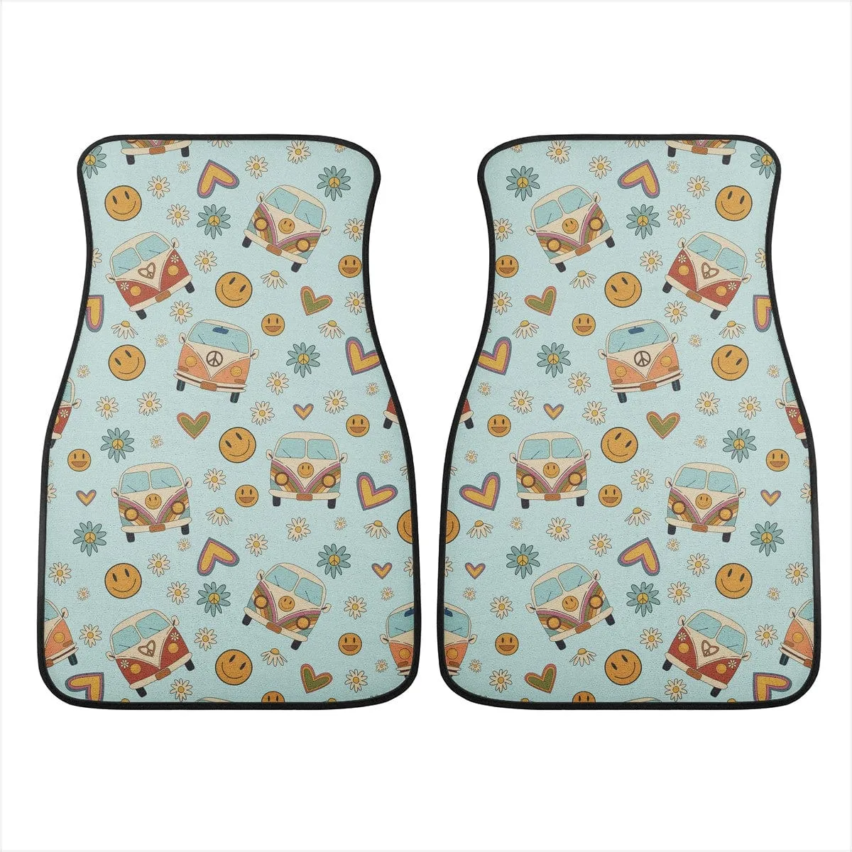 Blue Kombi Van Car Floor Mats