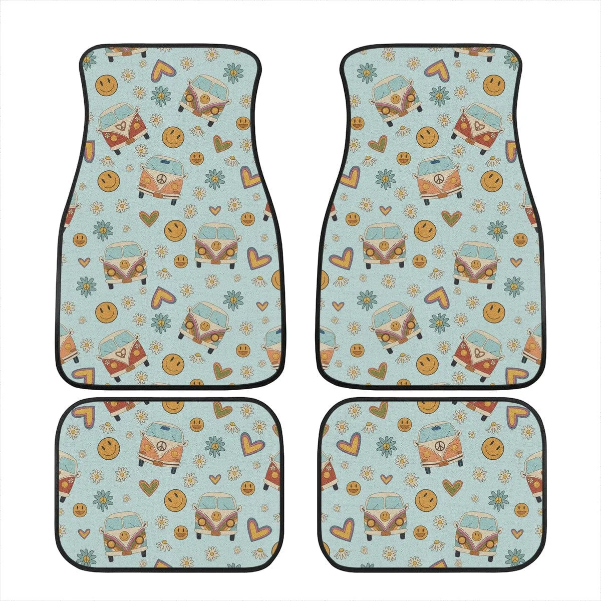 Blue Kombi Van Car Floor Mats