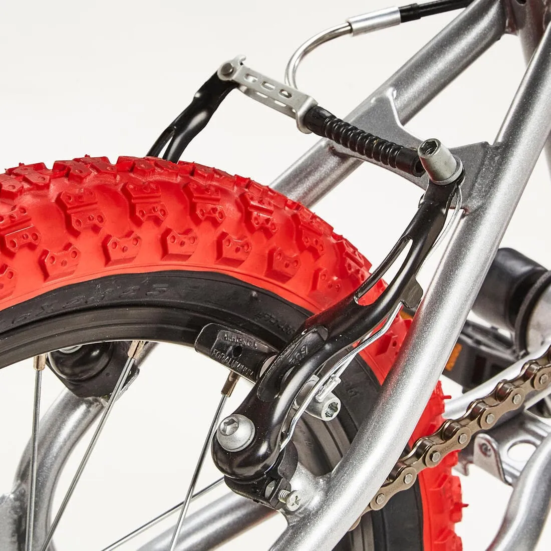 BMX ENFANT 16" WIPE 500 GRIS 5-7 ANS