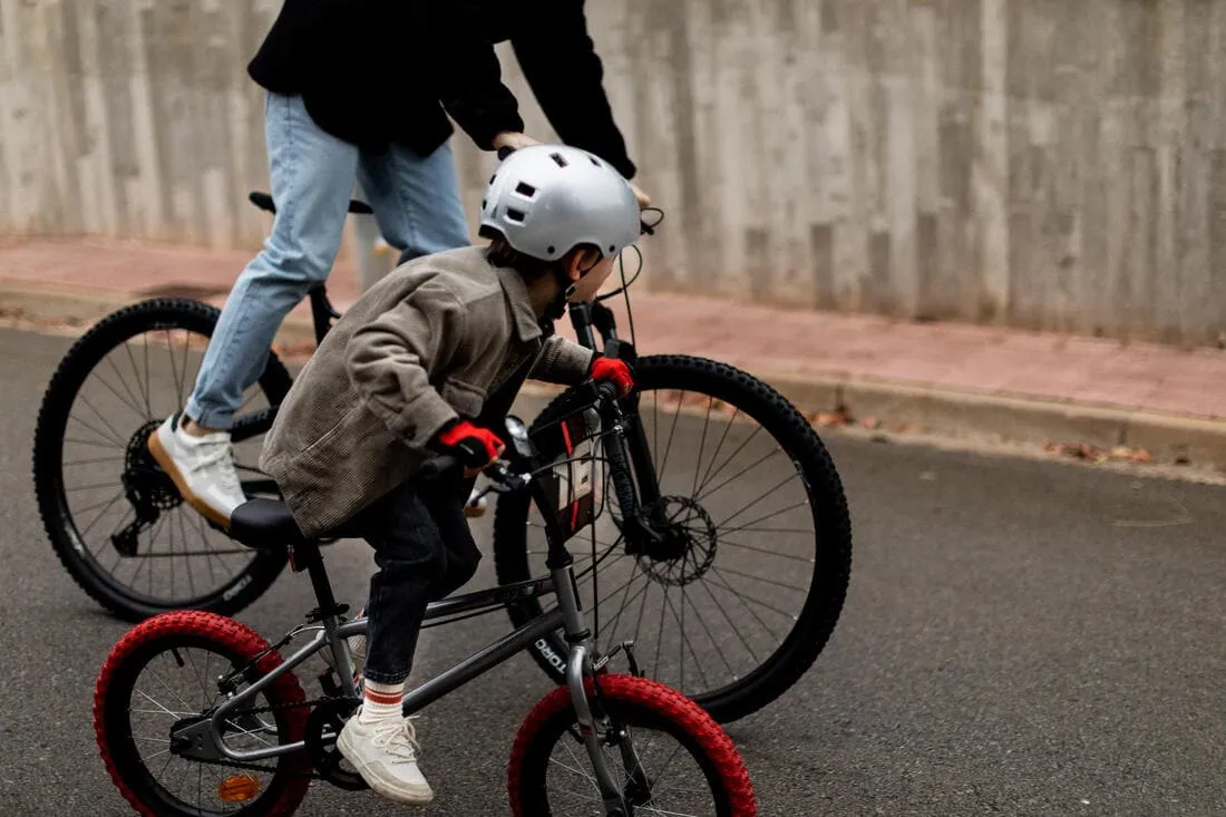 BMX ENFANT 16" WIPE 500 GRIS 5-7 ANS