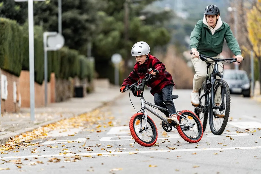 BMX ENFANT 16" WIPE 500 GRIS 5-7 ANS