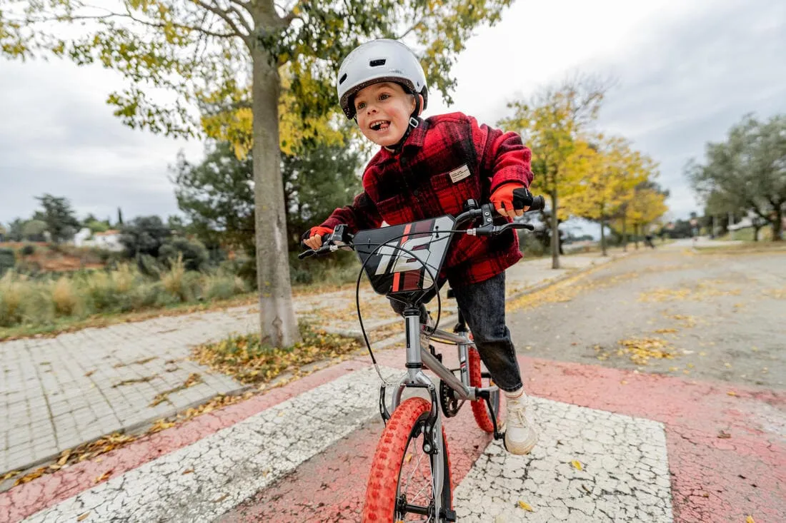 BMX ENFANT 16" WIPE 500 GRIS 5-7 ANS