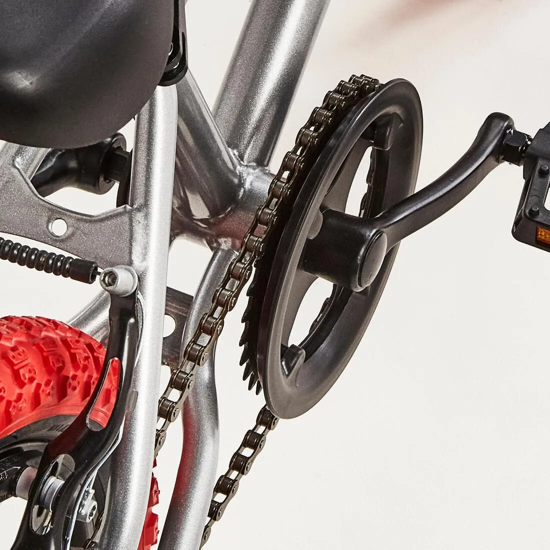 BMX ENFANT 16" WIPE 500 GRIS 5-7 ANS