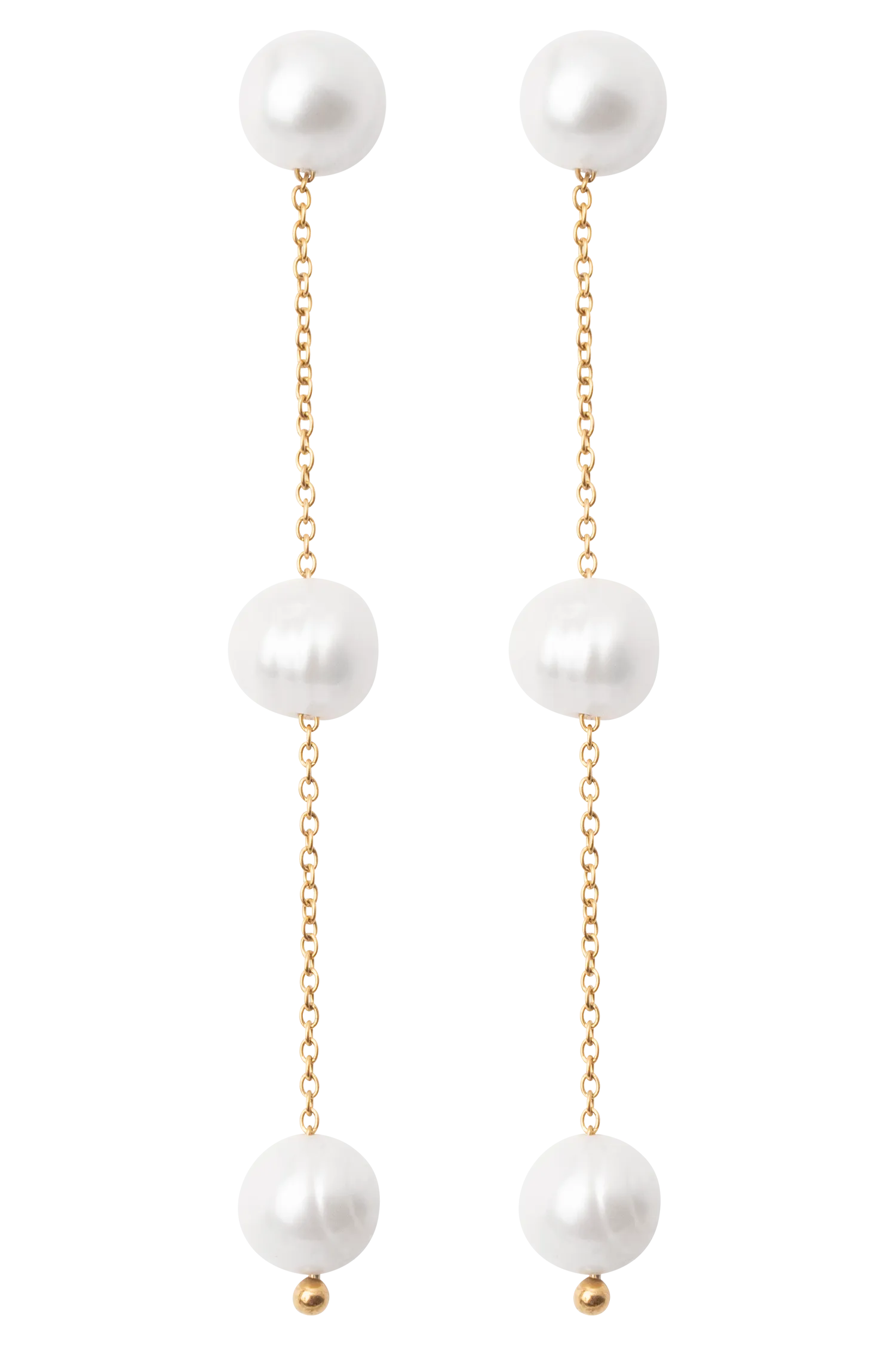 Bodhi Freshwater Pearl Drop Earrings - Pearl