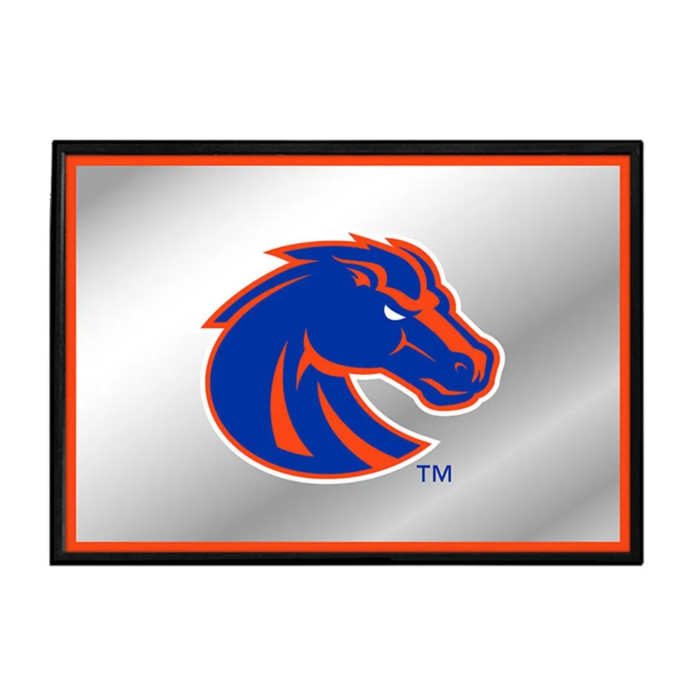 Boise State Broncos: Framed Mirrored Wall Sign