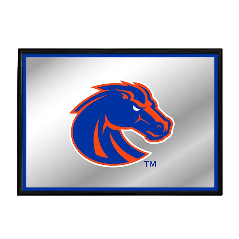 Boise State Broncos: Framed Mirrored Wall Sign