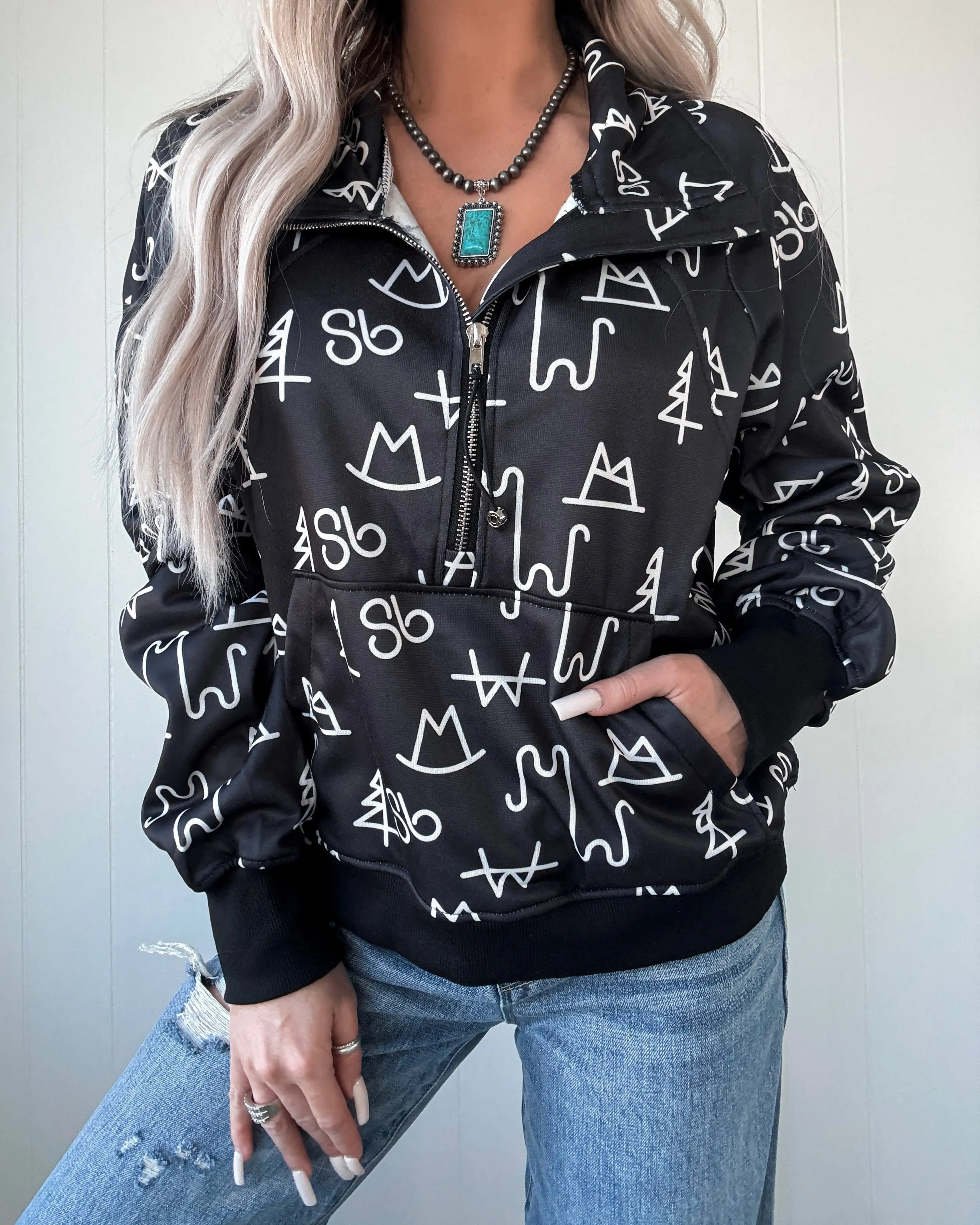 Branded Pullover - Black