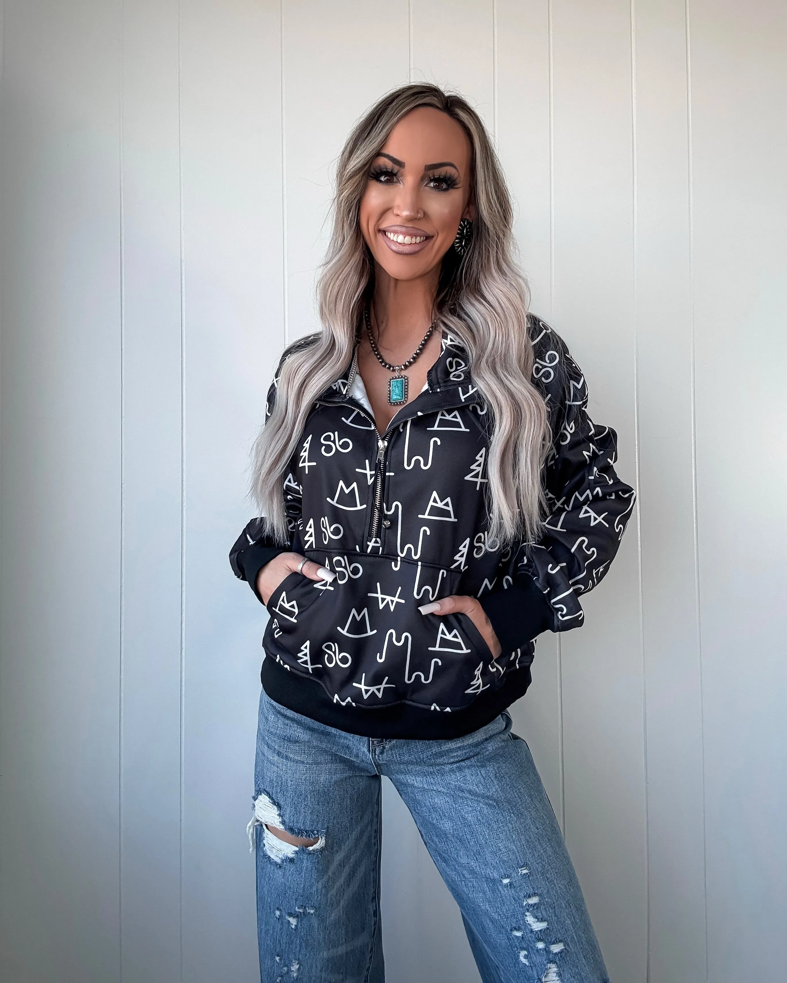 Branded Pullover - Black