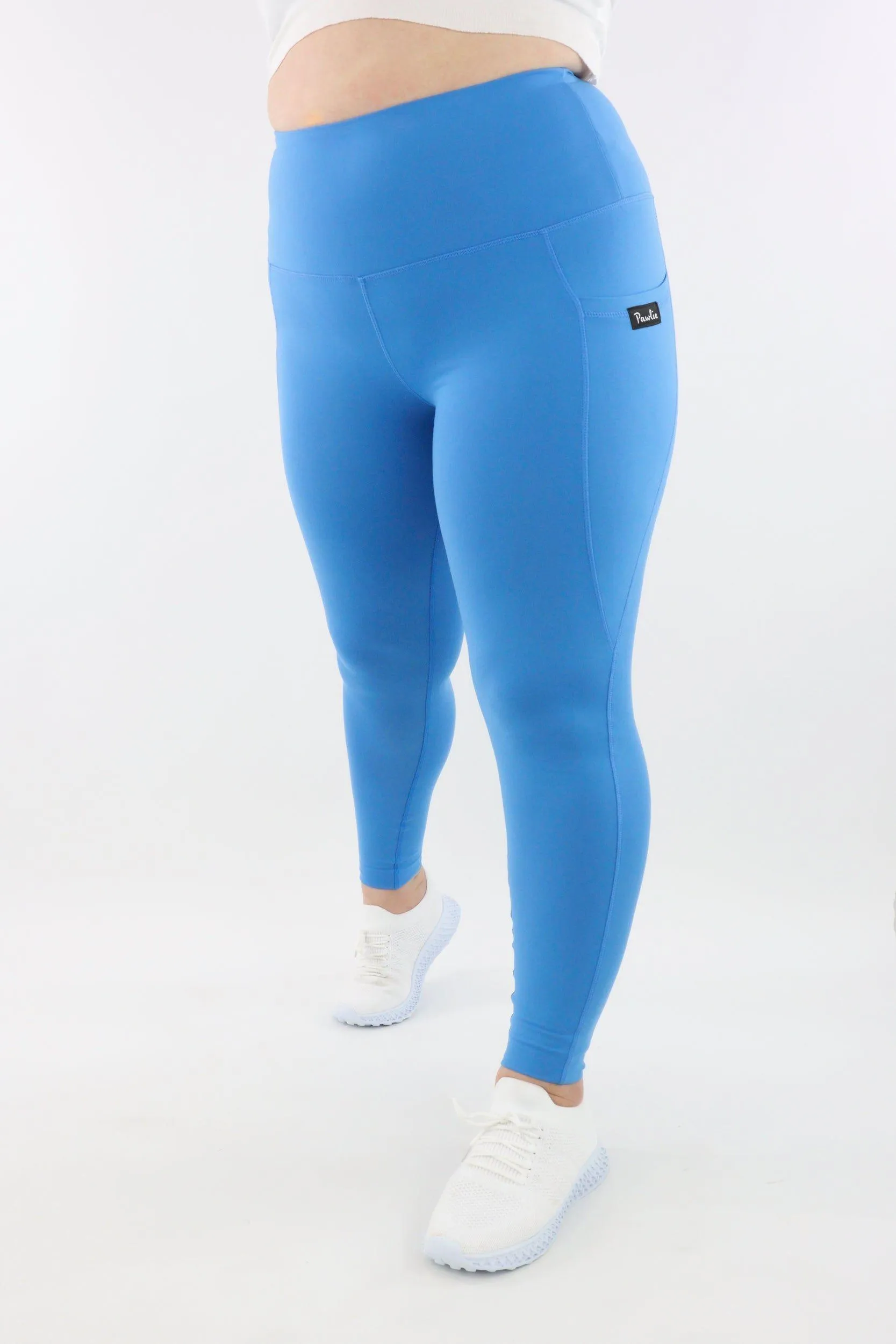 Bright Blue - Hybrid 2.0 - Leg Pockets - Full Leggings