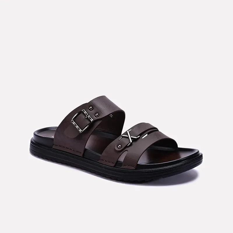 Brown Comfy Casual Slippers 0150914