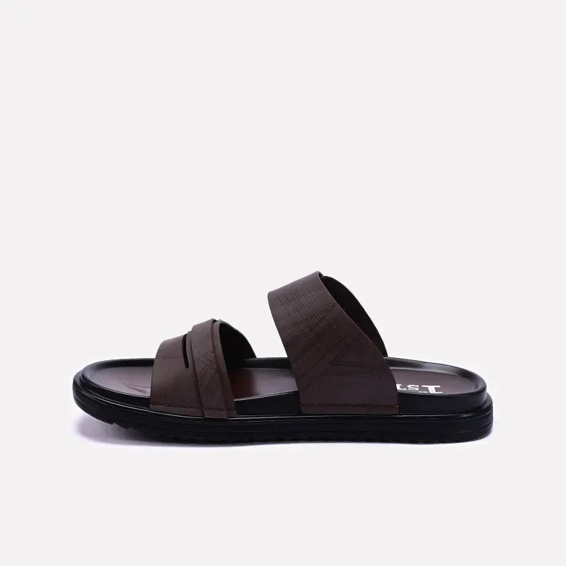 Brown Comfy Casual Slippers 0150914
