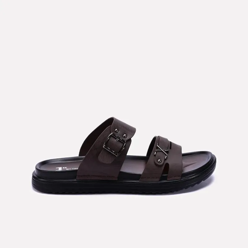 Brown Comfy Casual Slippers 0150914
