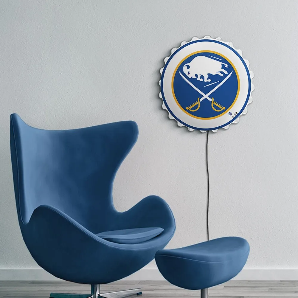 Buffalo Sabres: Bottle Cap Wall Light