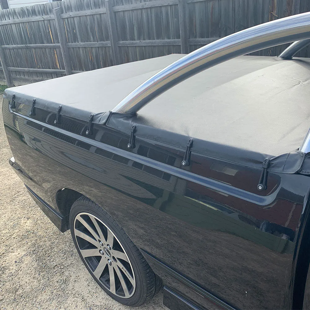 Bunji Ute Tonneau Cover to fit Ford Falcon Ute AU BA BF (1999 - 2009) - Suits Factory Narrow Sports Bars