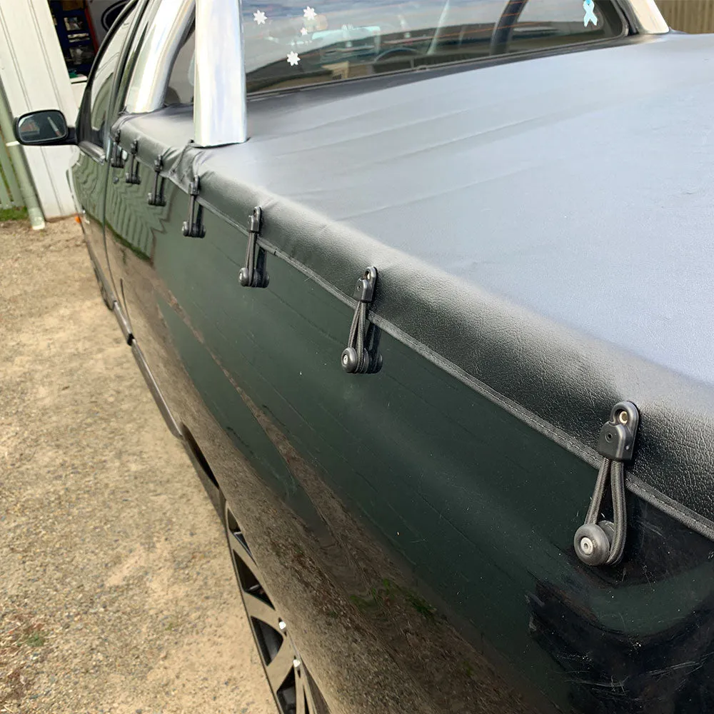 Bunji Ute Tonneau Cover to fit Ford Falcon Ute AU BA BF (1999 - 2009) - Suits Factory Narrow Sports Bars