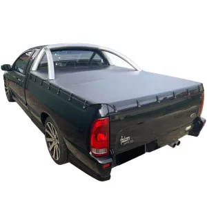 Bunji Ute Tonneau Cover to fit Ford Falcon Ute AU BA BF (1999 - 2009) - Suits Factory Narrow Sports Bars