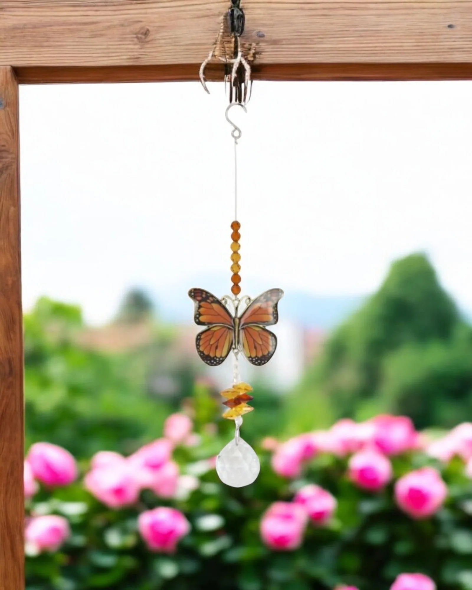 Butterfly Hanging Crystals