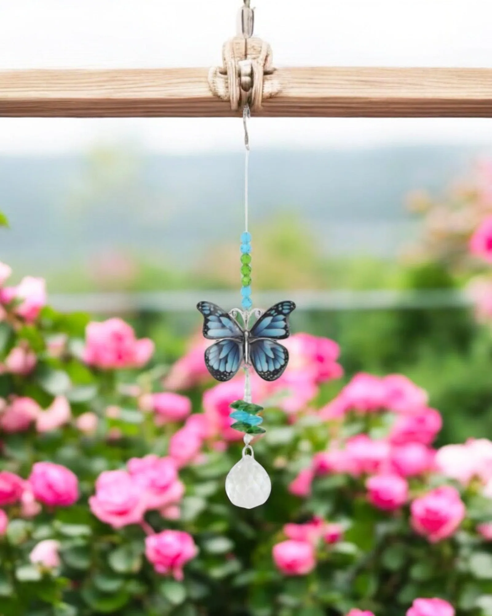 Butterfly Hanging Crystals