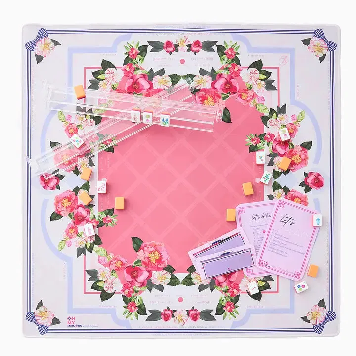 Camellia Mahjong Mat