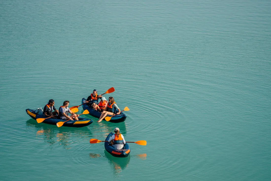 Canoé kayak gonflable de randonnée 1 place