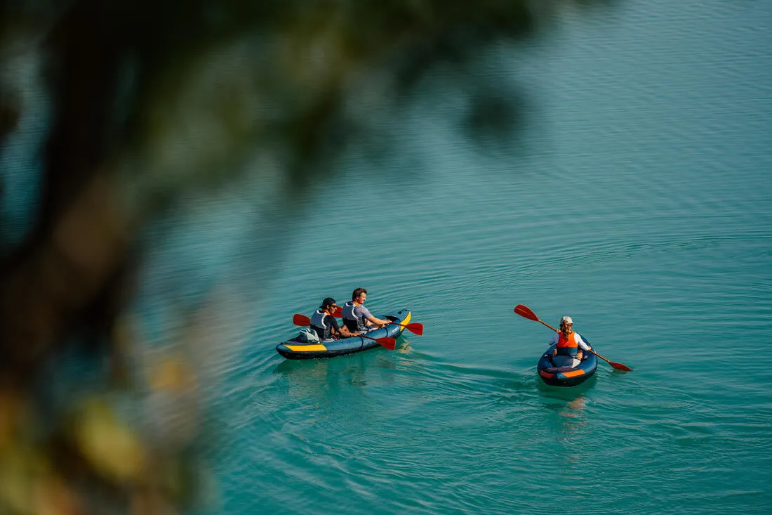 Canoé kayak gonflable de randonnée 1 place