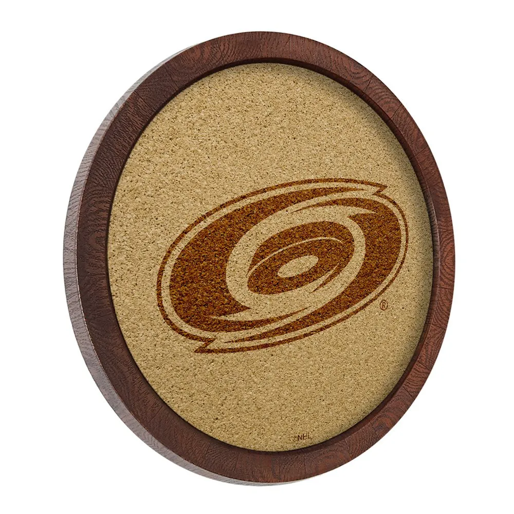 Carolina Hurricanes: Barrel Top Cork Note Board
