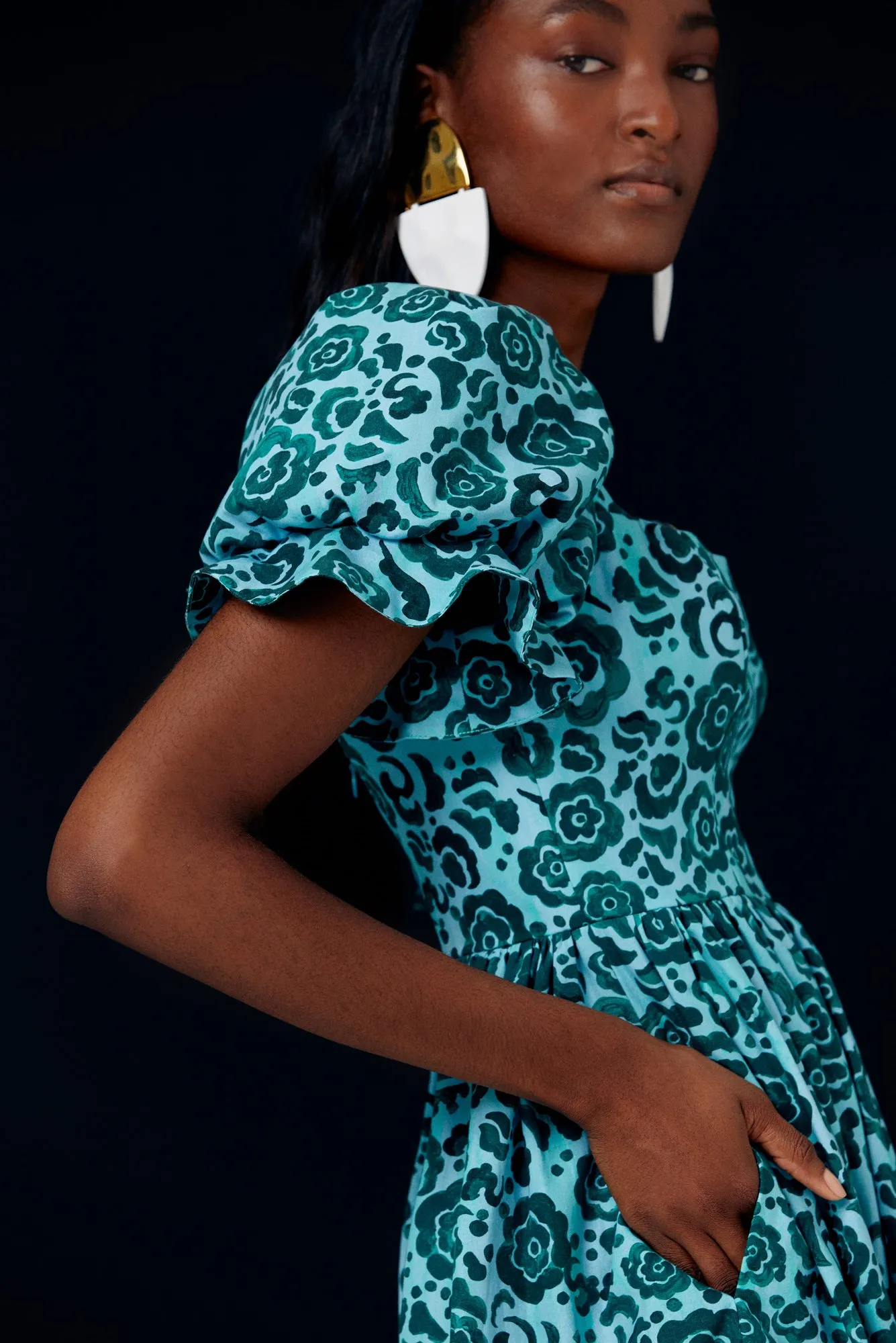 Cedron Dress in Narciso Print