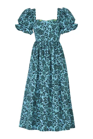 Cedron Dress in Narciso Print