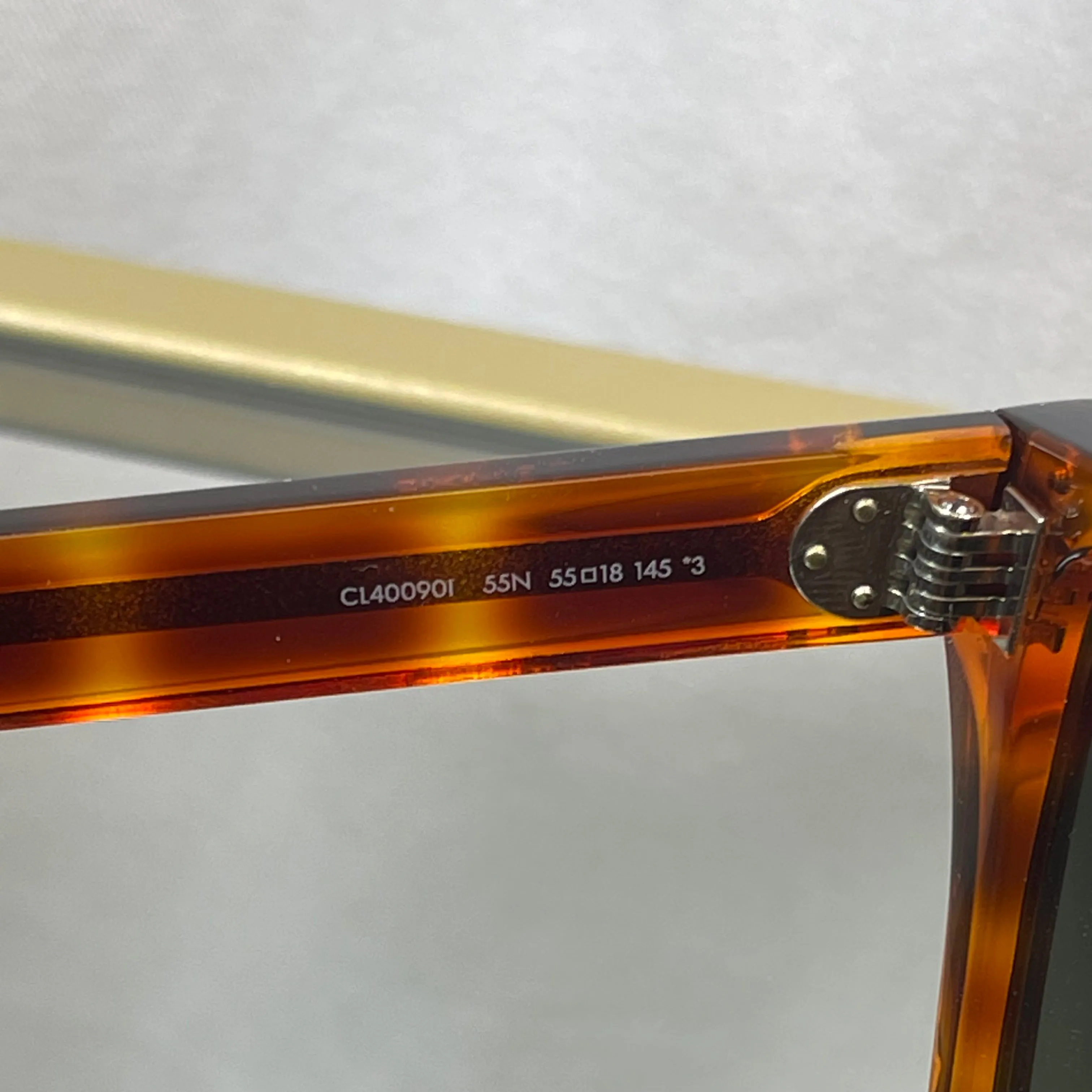 CELINE CL40090I Orange Tortoise Sunglasses TS