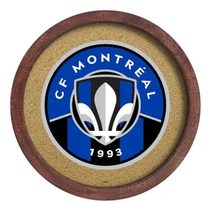 CF Montréal: "Faux" Barrel Framed Cork Board