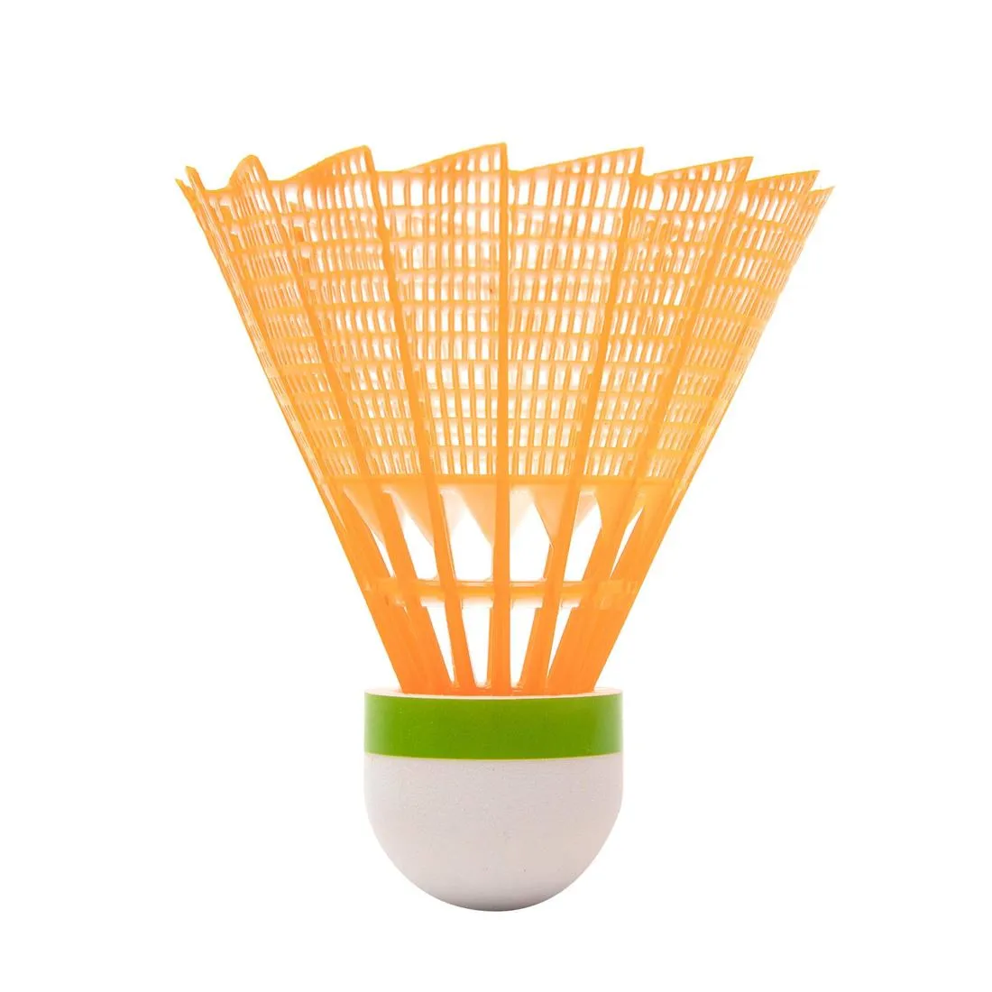 CH PLASTIC SHUTTLECOCK PSC 100  MEDIUM x 3 WH GR OR