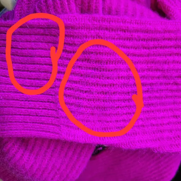 Charter Club Luxury 100% Cashmere Soft Knit Fuscia Sweater Petite Small NWT