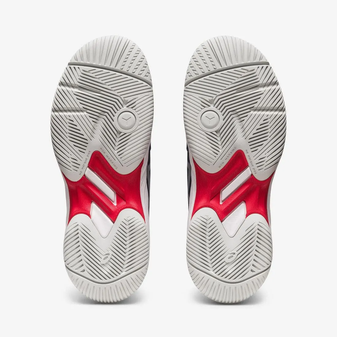 Chaussures de tennis enfant multicourt - GEL GAME marine silver