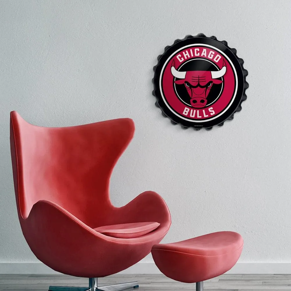 Chicago Bulls: Bottle Cap Wall Sign