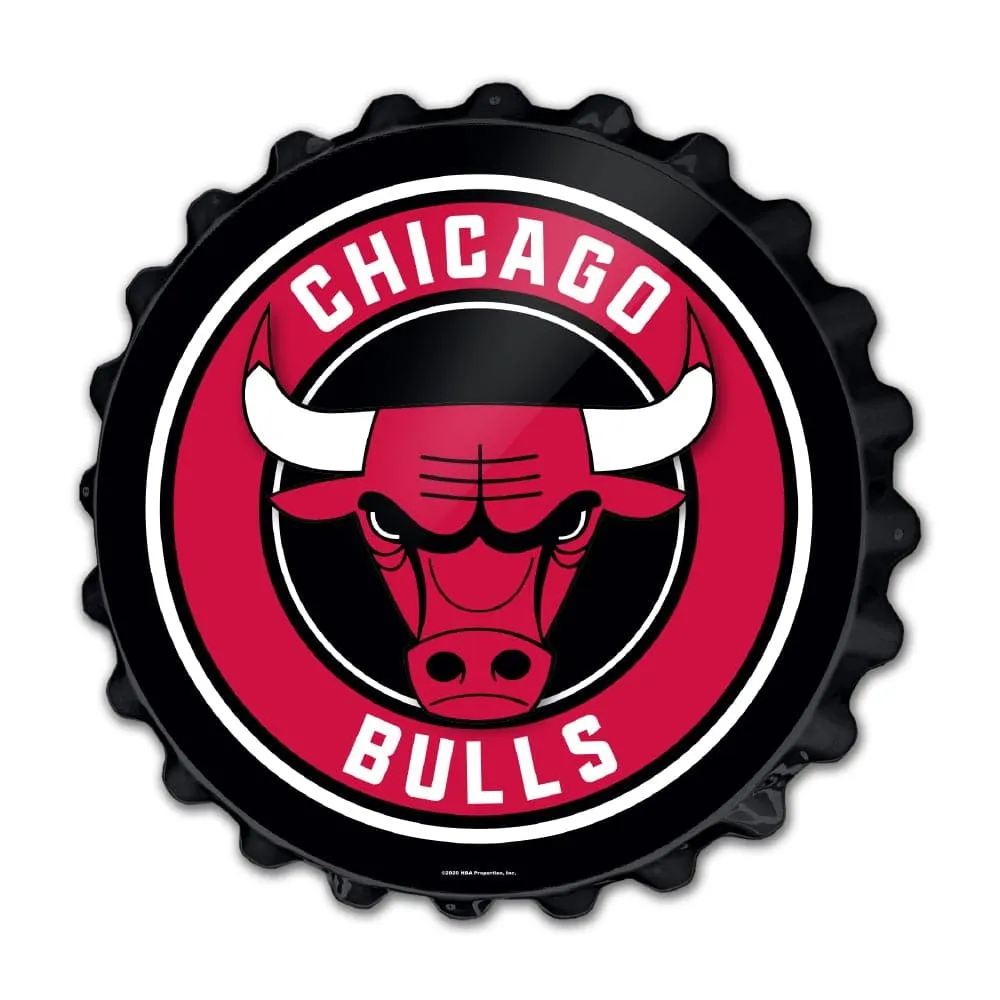 Chicago Bulls: Bottle Cap Wall Sign