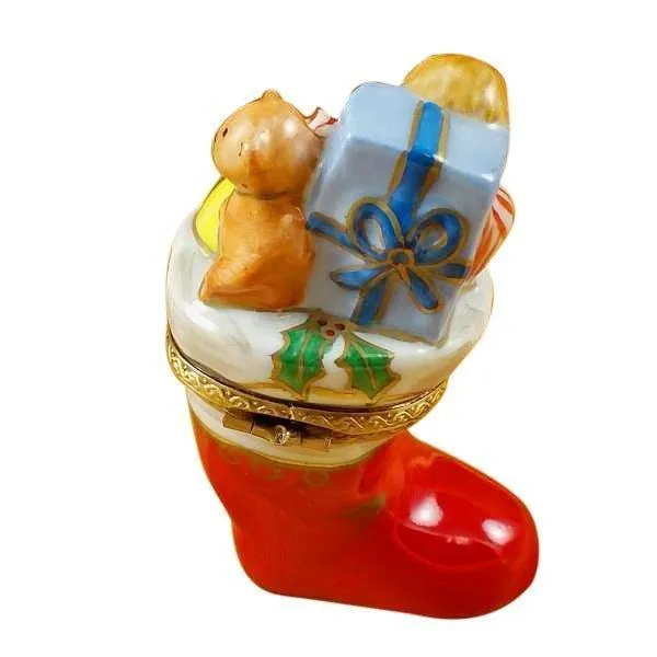 Christmas Boot Santa Stocking