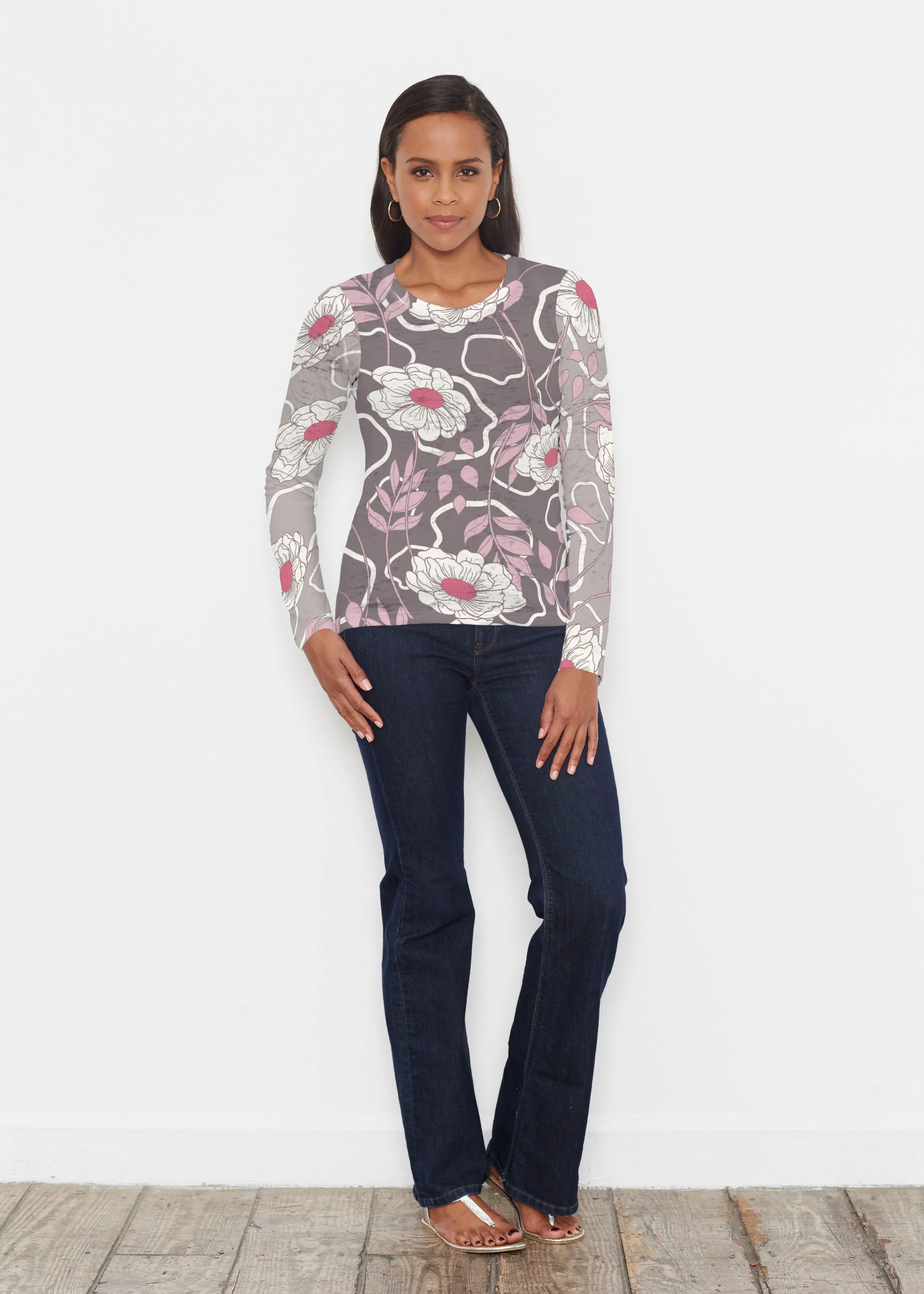 Clarisse (8125) ~ Signature Long Sleeve Crew Shirt