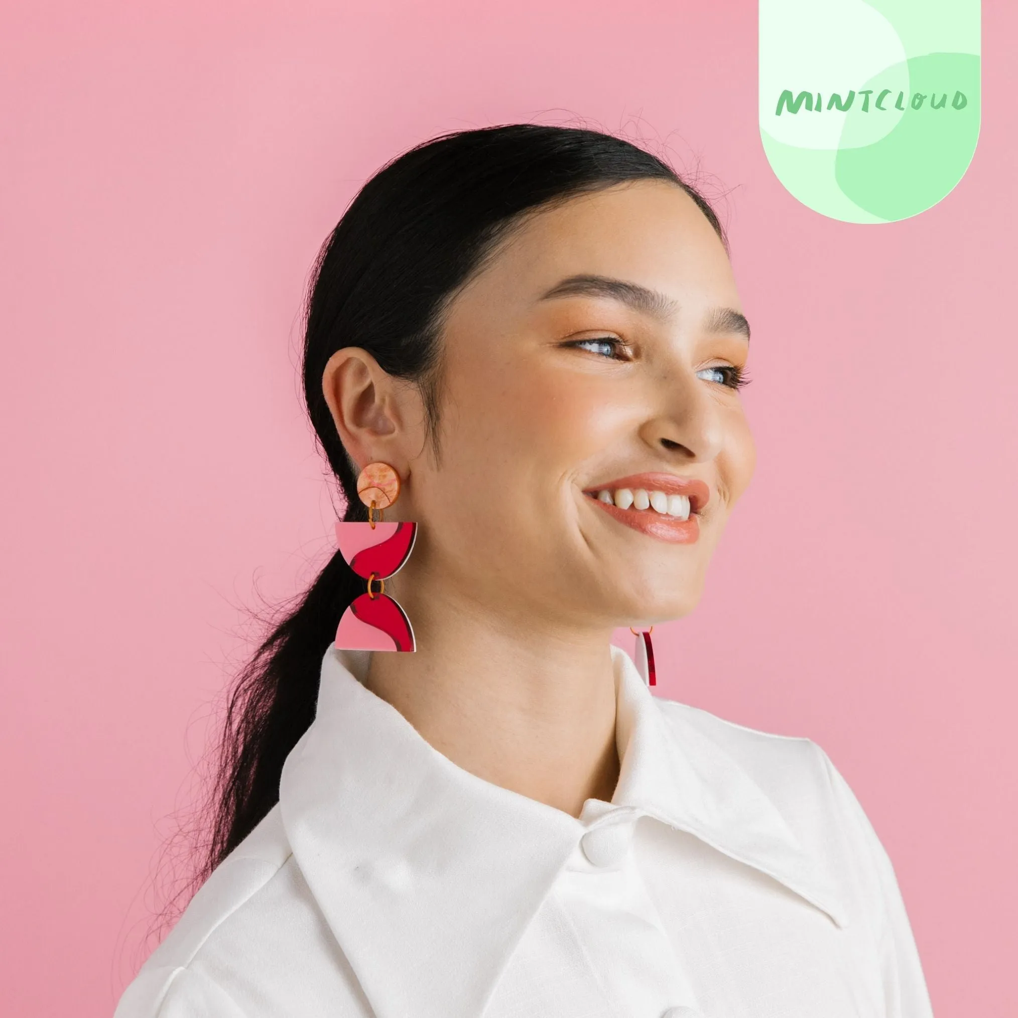 Closet Mod x Mintcloud Collaboration Earrings - Destination Dangle